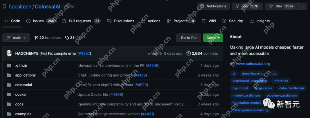 700亿参数Llama 2训练加速195%！训练/微调/推理全流程方案开源，0代码一站解决