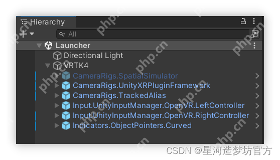 VRTK4⭐二.VRTK4的项目基础配置