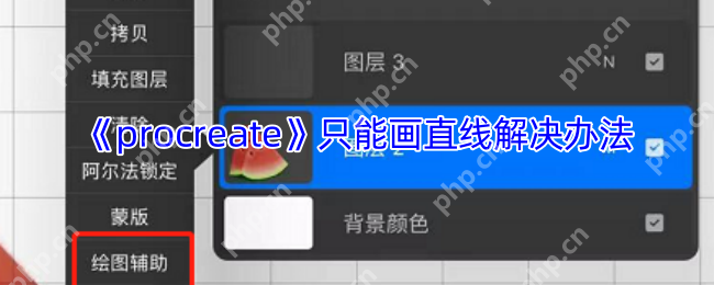 Procreate突然只能画直线？5个快速解决方法亲测有效