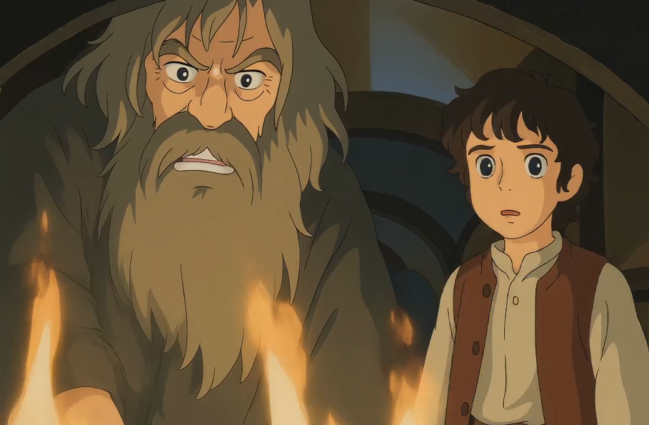 ChatGPT生成宫崎骏风《指环王》预告片!马斯克都赞叹