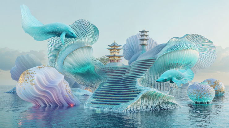 即梦AI助力创作，六项中国数字艺术品入选巴黎大皇宫国际沙龙展