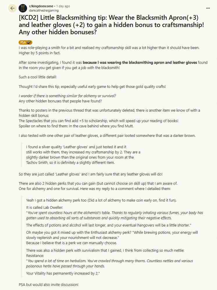 天国：拯救2隐藏机制揭秘：深度体验中世纪生活技能