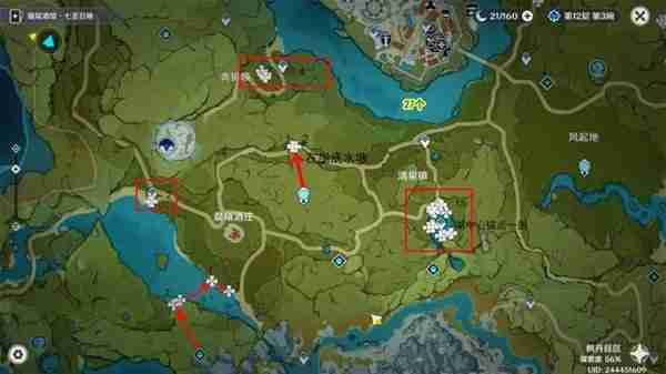 《原神》嘟嘟莲采集路线推荐