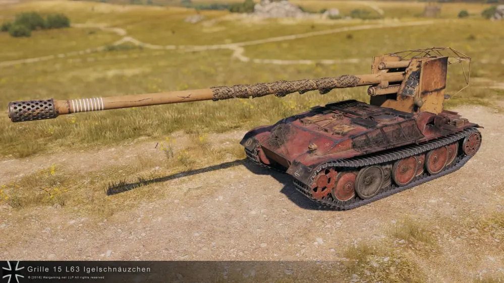 《坦克世界》霸气丨军械库5500金币公开销售！你会为自己的爱车蟋蟀15购置这个“刺猬”3D风格吗？