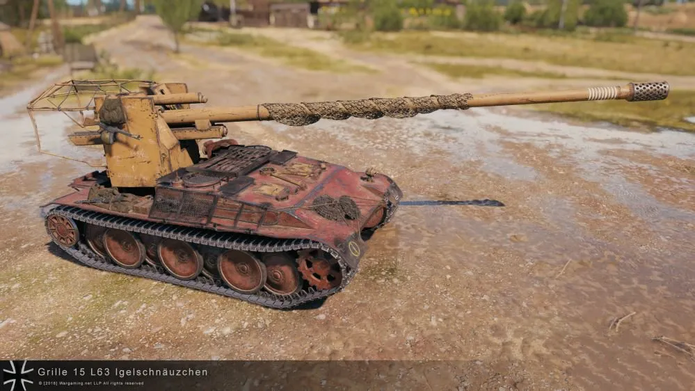 《坦克世界》霸气丨军械库5500金币公开销售！你会为自己的爱车蟋蟀15购置这个“刺猬”3D风格吗？