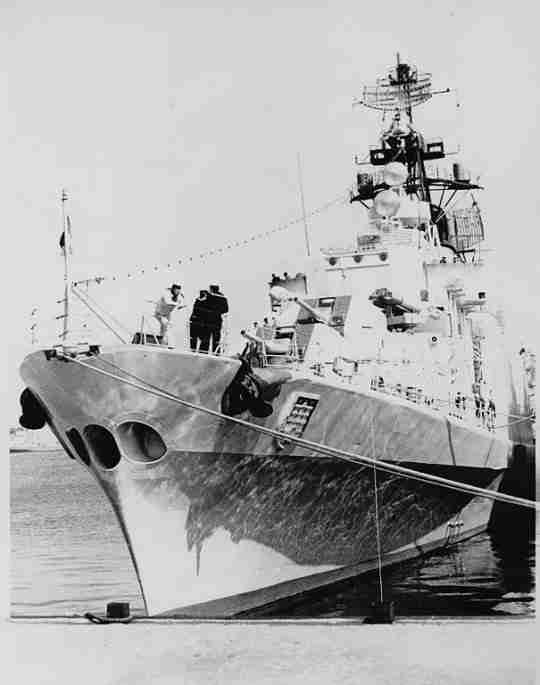 《战舰世界》从“鼻孔”掏出鱼雷的神船，德国战后的驱逐舰怎么有股谐味？