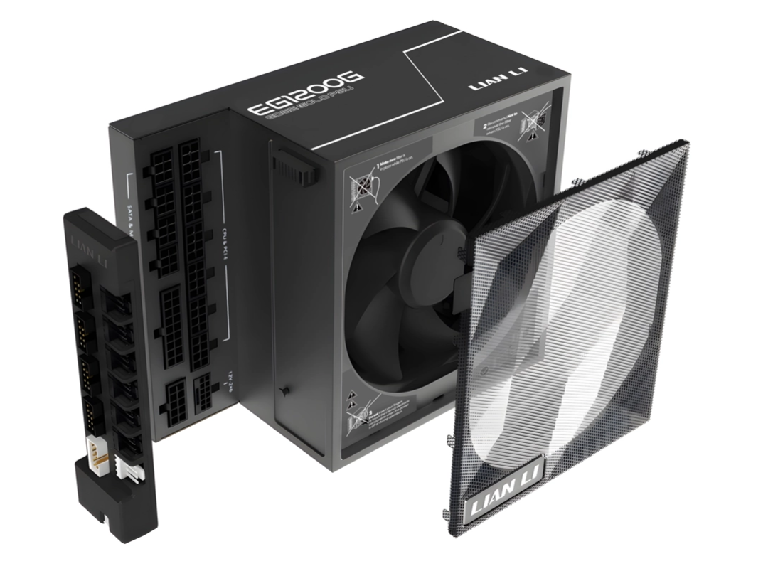 联力 EDGE Gold 系列 L 型电源首销:配可插拔 Edge Hub 集线器、黑白双色,599 元起