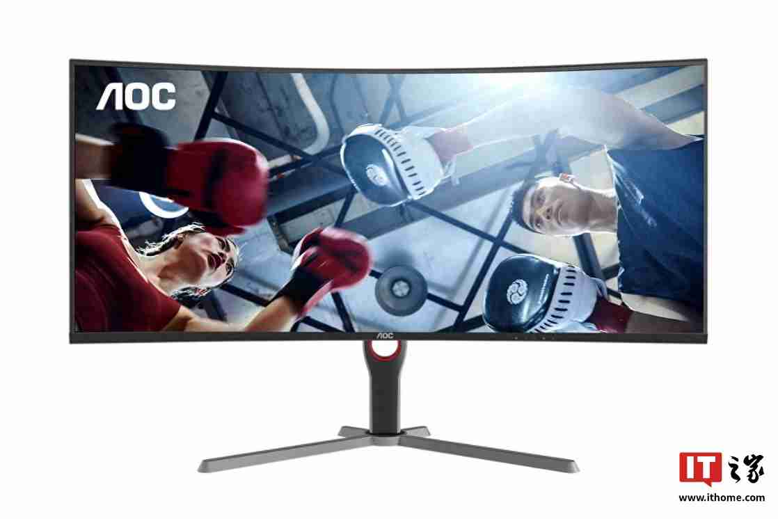 AOC 推出“CU34G10XP”34 英寸带鱼屏显示器，搭 1440P 180Hz VA 面板