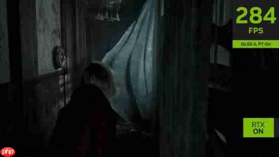 《生化危机9：安魂曲》路径光追/DLSS4预告 不到60帧暴涨至200帧