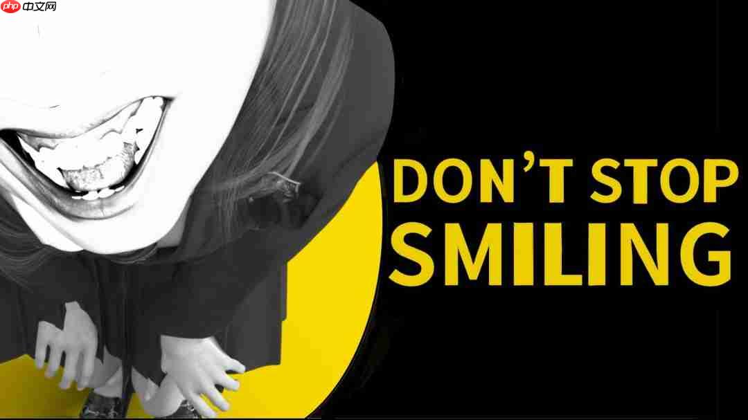 必须笑着玩的恐怖游戏《Don't Stop Smiling》上架Steam