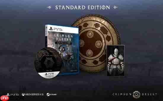 支持中配！《红色沙漠》PS5光盘曝光：封面超帅