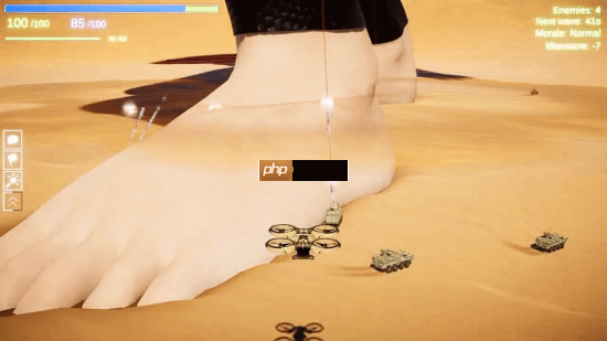 又一款性感女巨人游戏？玉足践踏装甲车化为齑粉