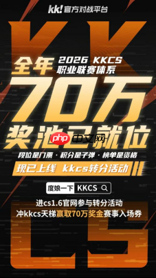 CNCS20周年！KK官方对战平台携Alex官宣70万KKCS1.6赛事，转分福利邀你再战巅峰！