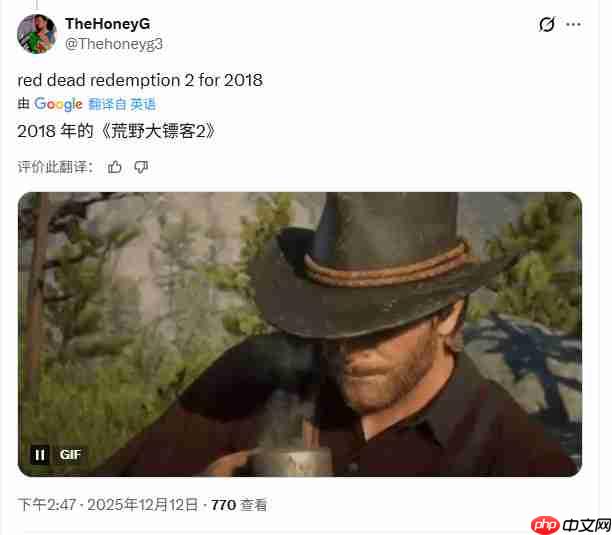 遗憾没有《荒野大镖客2》！过去十年TGA年度游戏盘点