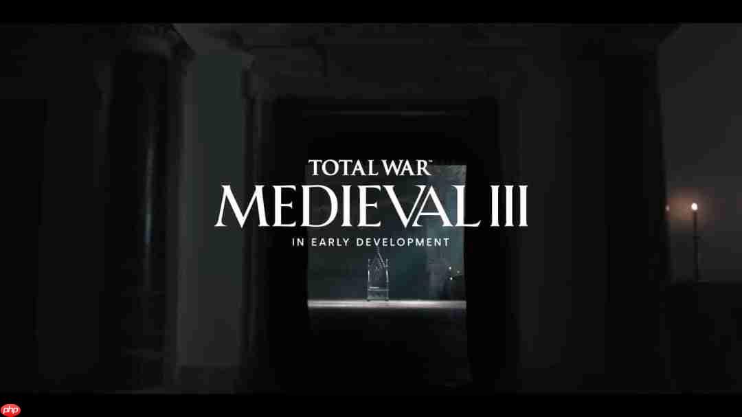 《全面战争：中世纪3》公布 已进入早期开发阶段
