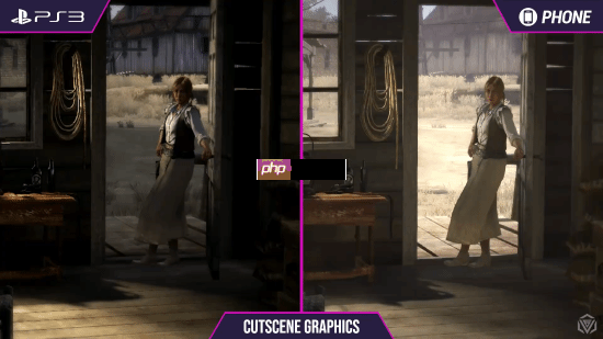 《荒野大镖客》PS3和手机画面对比：你认为谁赢了？