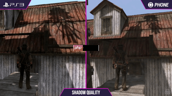 《荒野大镖客》PS3和手机画面对比：你认为谁赢了？