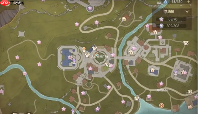 无限暖暖敲下纪念之章花愿镇怎么找-无限暖暖敲下纪念之章花愿镇点位一览
