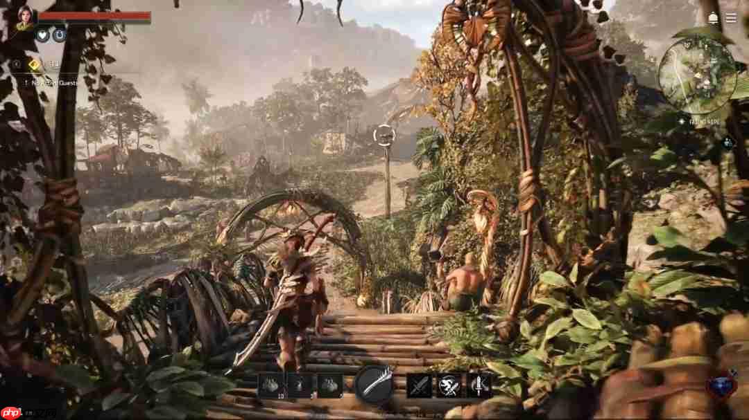 《地平线：钢铁边境》新实机演示 画面和玩法很棒