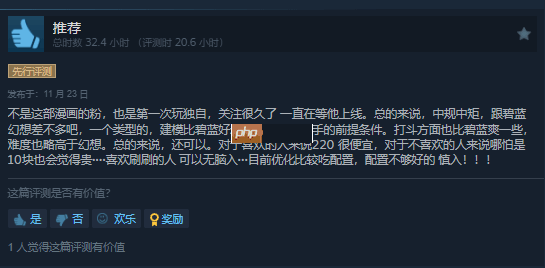 《我独自升级：起立·觉醒》多半好评？玩家称服务器实在太烂