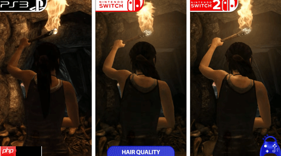 《古墓丽影：决定版》NS&NS2版对比PS3版：画面还不如原版？