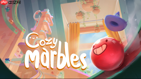 充满温暖与怀旧氛围的弹珠轨道模拟游戏《Cozy Marbles》将于2026年登陆Steam