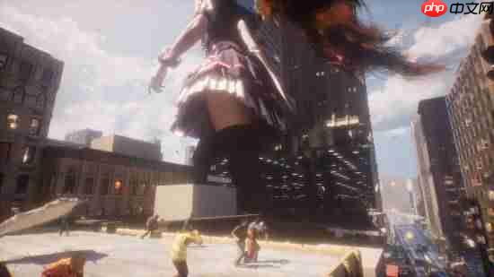 猎奇向《女巨人游乐场》新截图！换装美女任意践踏！