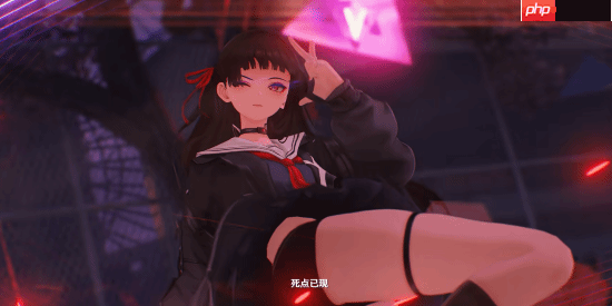 《鸣潮》新角色战斗演示：黑长直JK少女挥舞大剪刀！