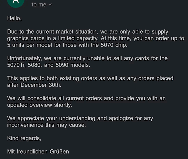 彻底失控！显卡突然涨价3500元 甚至直接取消订单