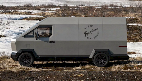 马斯克没造出来的CyberVan 被俄罗斯人造出来了:59万 质保100年